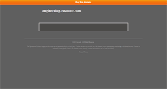 Desktop Screenshot of engineering-resource.com